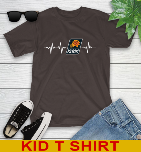 Phoenix Suns NBA Basketball Heart Beat Shirt Youth T-Shirt 6