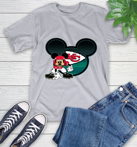 NFL Kansas City Chiefs Mickey Mouse Disney Football T Shirt T-Shirt 6