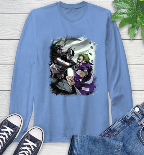 Pittsburgh Steelers NFL Football Batman Fighting Joker DC Comics Long Sleeve T-Shirt 12 Pittsburgh Steelers NFL Football Batman Fighting Joker DC Comics Long Sleeve T-Shirt - Image 12