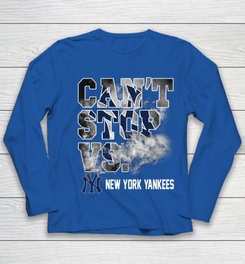 MLB New York Yankees Baseball Can't Stop Vs Yankees Youth Long Sleeve 7
