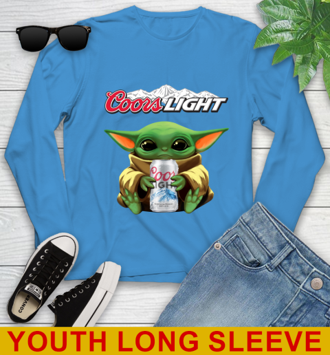 Star Wars Baby Yoda Hugs Coors Beer Shirt 129
