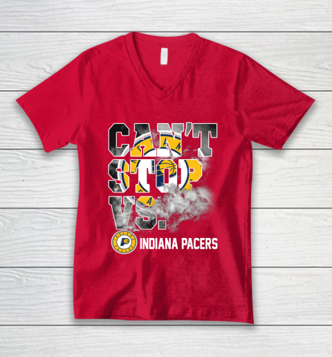 NBA Indiana Pacers Basketball Can't Stop Vs V-Neck T-Shirt 6