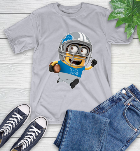 NFL Detroit Lions Minions Disney Football Sports T-Shirt 6