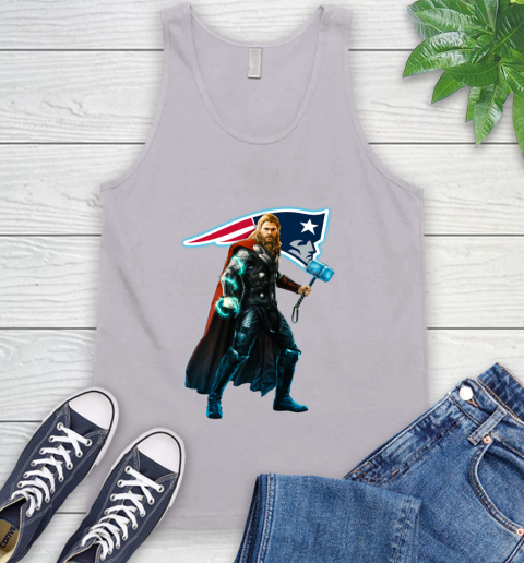 NFL Thor Avengers Endgame Football New England Patriots Tank Top 4