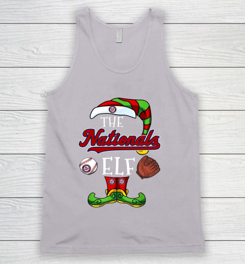 Washington Nationals Christmas ELF Funny MLB Tank Top 3