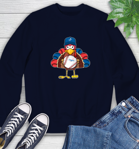Los Angeles Dodgers Turkey thanksgiving Sweatshirt 3