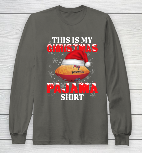 Tampa Bay Buccaneers This Is My Christmas Pajama Shirt NFL Long Sleeve T-Shirt 5