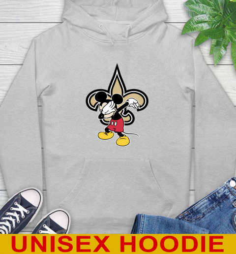 New Orleans Saints NFL Football Dabbing Mickey Disney Sports Hoodie 6