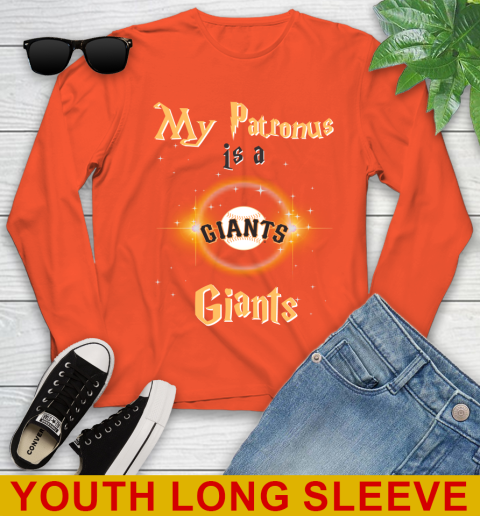 MLB Baseball Harry Potter My Patronus Is A San Francisco Giants Youth Long Sleeve 3