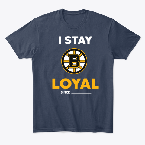 2xoh boston bruins i stay loyal classic t shirt 2 front navy