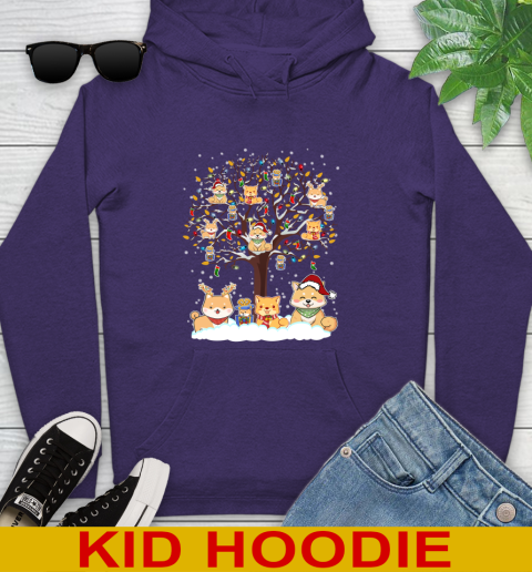 Shiba inu dog pet lover light christmas tree shirt 132