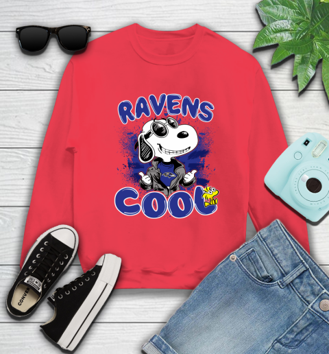 NFL Football Baltimore Ravens Cool Snoopy Shirt Sweatshirt 11