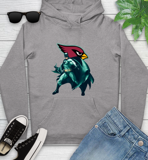 NFL Batman Football Sports Arizona Cardinals Youth Hoodie 6