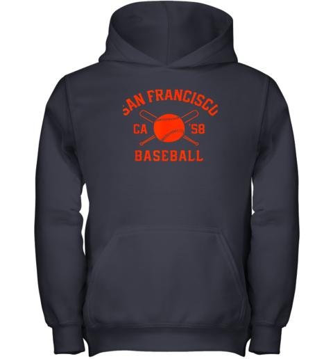 tpjb san francisco baseball vintage sf the city cali retro gift youth hoodie 43 front navy