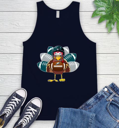 Philadelphia Eagles Turkey Thanksgiving Day Tank Top 3