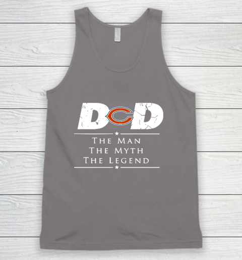 Chicago Bears NFL Football Dad The Man The Myth The Legend Tank Top 6