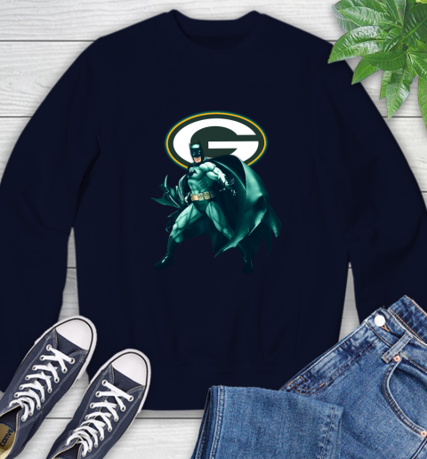 NFL Batman Football Sports Green Bay Packers Sweatshirt 3
