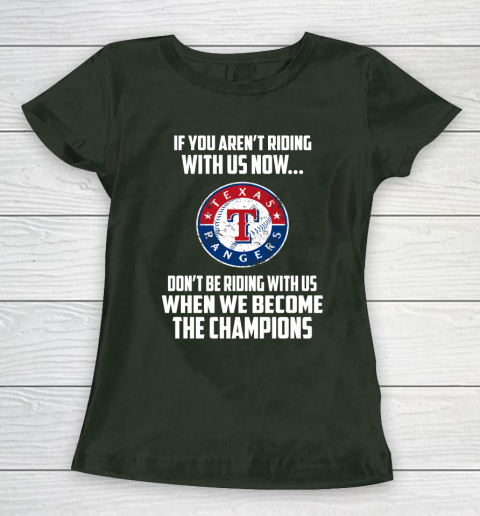 MLB Texas Rangers Baseball We Become The Champions Women's T-Shirt - Image 5