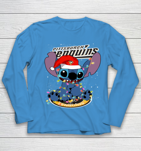 Pittsburgh Penguins NHL Hockey noel stitch Christmas Youth Long Sleeve 4