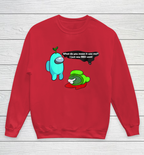 Among Us who is the impostor fun with friends am crew mate Youth Sweatshirt