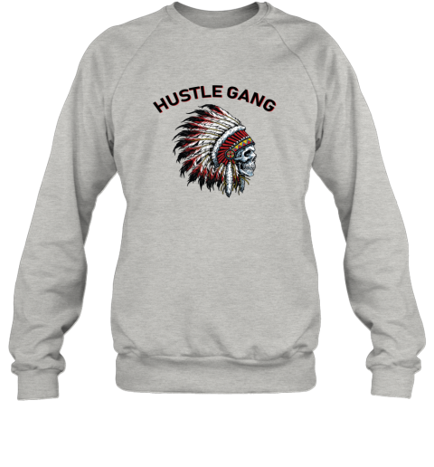 Hustle Gang mvyz hustle gang sweatshirt 35 front ash