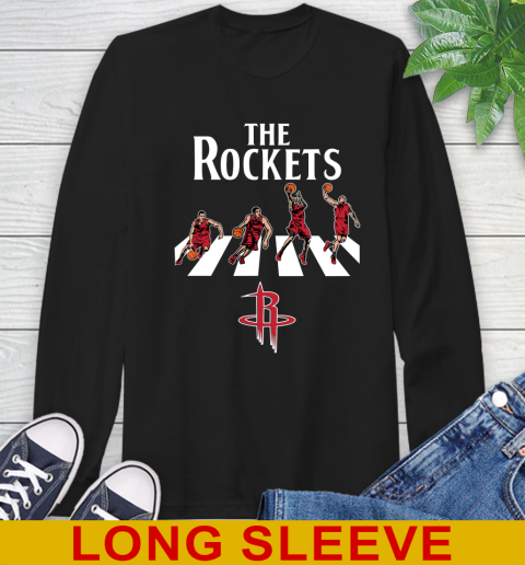 NBA Basketball Houston Rockets The Beatles Rock Band Shirt Long Sleeve T-Shirt