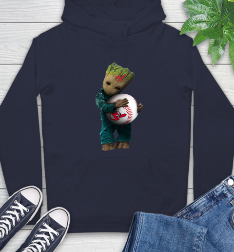 MLB Groot Guardians Of The Galaxy Baseball Sports Cleveland Indians Hoodie 4