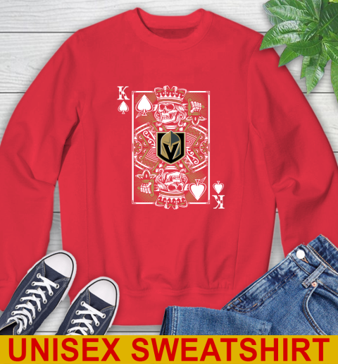 Vegas Golden Knights NHL Hockey The King Of Spades Death Cards Shirt Sweatshirt 12