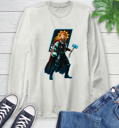 NBA Thor Avengers Endgame Basketball Phoenix Suns Long Sleeve T-Shirt 12