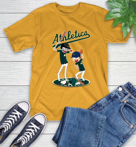MLB Oakland Athletics Rick And Morty Baseball 3