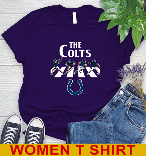 NFL Football Indianapolis Colts The Beatles Rock Band Shirt Women's T-Shirt 4