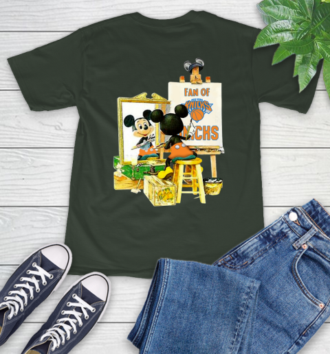 NBA Basketball New York Knicks Mickey Drawing Shirt 6