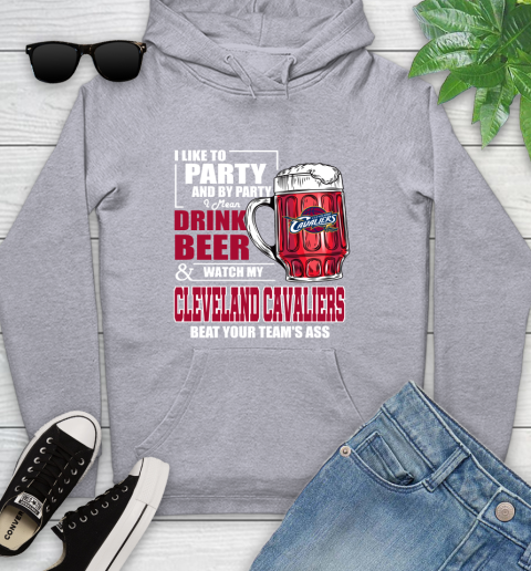 NBA Drink Beer and Watch My Cleveland Cavaliers Beat Your Team's Ass Basketball Youth Hoodie 6