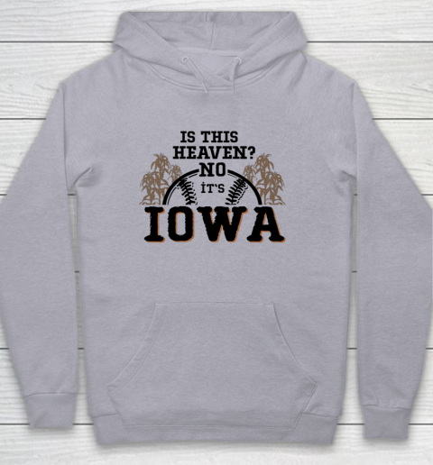Is This Heaven No It's Iowa Baseball Youth Hoodie 4
