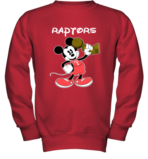 Mickey Toronto Raptors Youth Sweatshirt