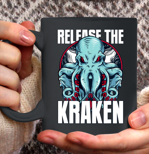 Release the Kraken Ceramic Mug 11oz 2