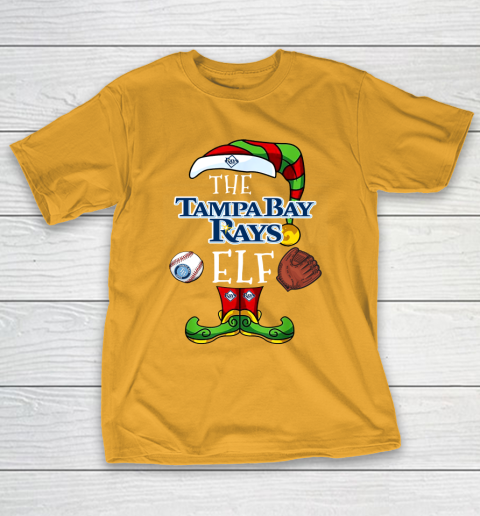 Tampa Bay Rays Christmas ELF Funny MLB T-Shirt 2