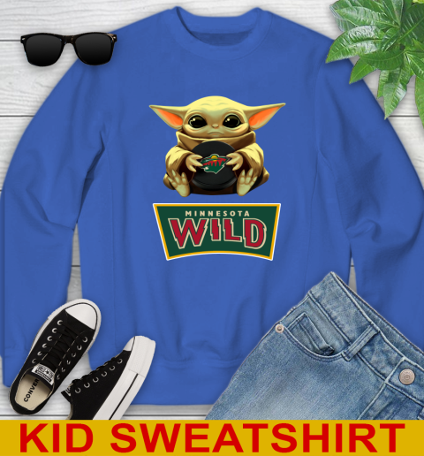 NHL Hockey Minnesota Wild Star Wars Baby Yoda Shirt 119