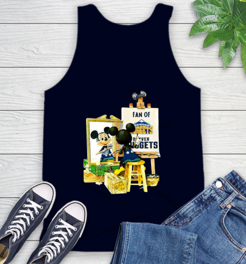 NBA Basketball Denver Nuggets Mickey Drawing Shirt 67