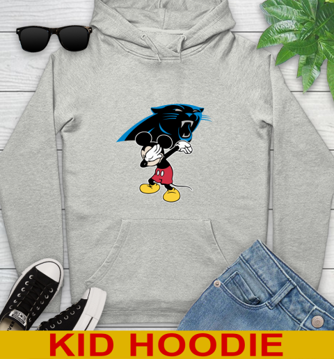 Carolina Panthers NFL Football Dabbing Mickey Disney Sports Youth Hoodie