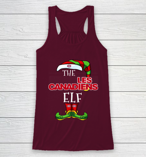 Montreal Canadiens Christmas ELF Funny NHL Racerback Tank 2