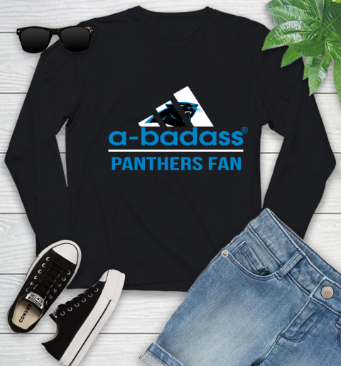 Carolina Panthers NFL Football A Badass Adidas Adoring Fan Sports Youth Long Sleeve