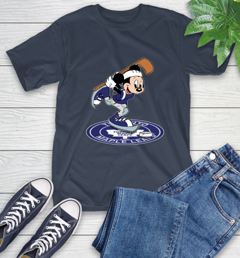 NHL Hockey Toronto Maple Leafs Cheerful Mickey Disney Shirt T-Shirt 4