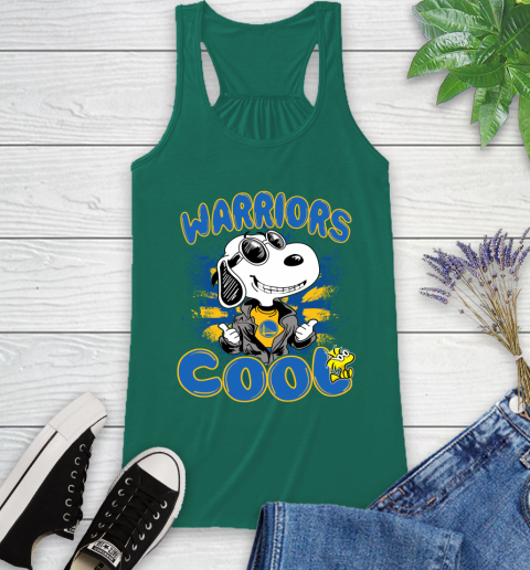 NBA Basketball Golden State Warriors Cool Snoopy Shirt Racerback Tank 4
