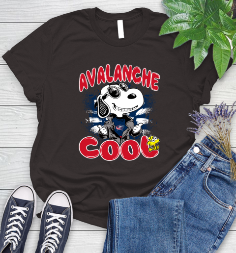 NHL Hockey Columbus Blue Jackets Cool Snoopy Shirt Women's T-Shirt 9