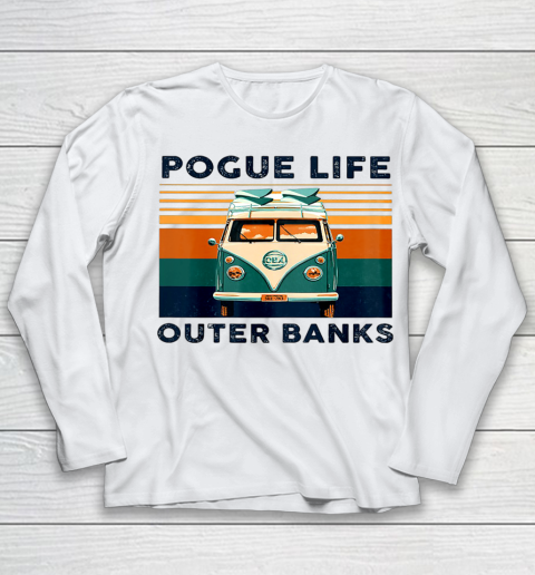 Pogue Life Outer Banks Retro Vintage Youth Long Sleeve