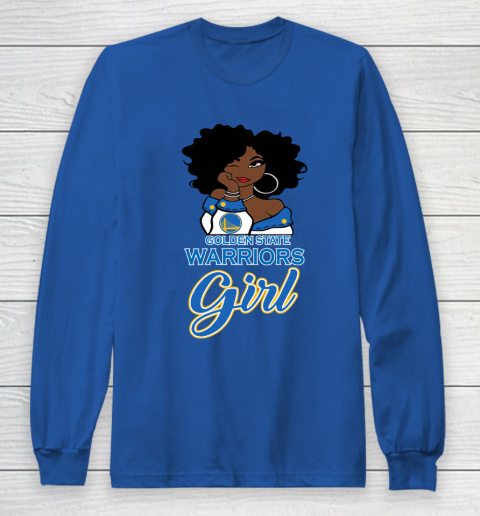 Golden State Warriors Girl NBA Long Sleeve T-Shirt 9