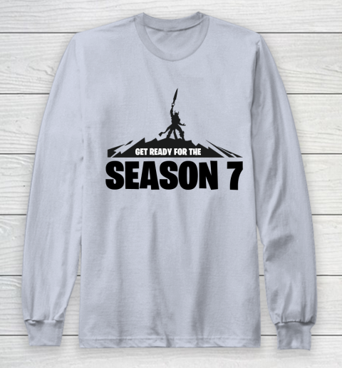 Fortnite Tshirt Get Ready For The Season 7 Long Sleeve T-Shirt 4