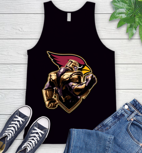 NFL Thanos Avengers Endgame Football Sports Arizona Cardinals Tank Top 2