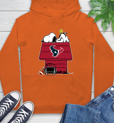 Houston Texans NFL Football Snoopy Woodstock The Peanuts Movie Hoodie 5